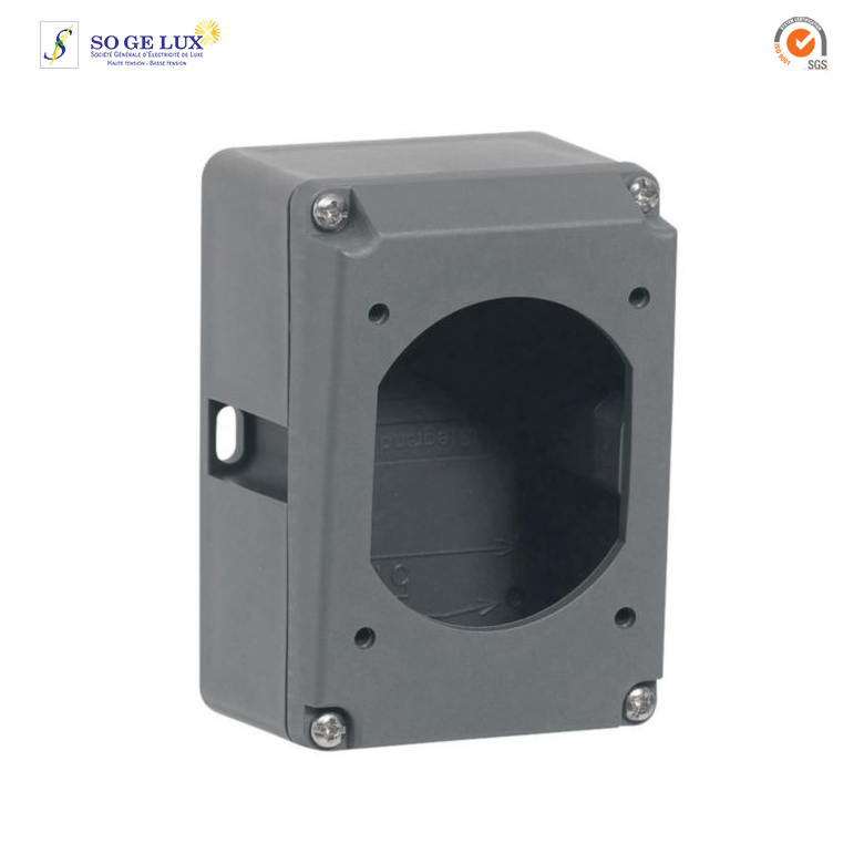 Boîtier réversible simple Hypra pour prise 3P+T et 3P+N+T IP44 et IP66-67-55 16A - plastique