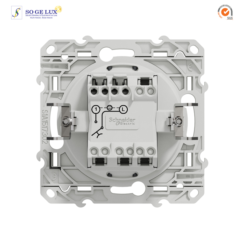 Bouton poussoir Lum blanc VIS-S525276 – Image 2
