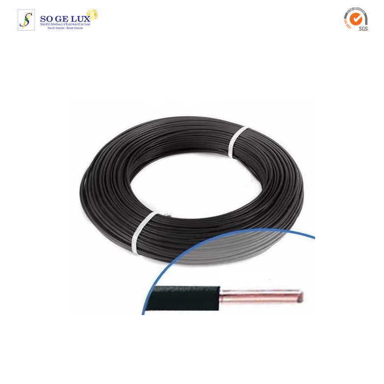 Fil électrique rigide Nexans H07VU 2.5² NOIR 100m-1