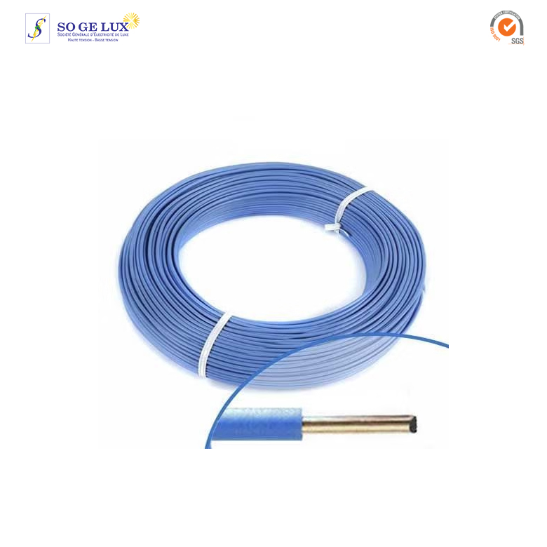 Fil électrique rigide Nexans H07VU 2.5² bleu 100m