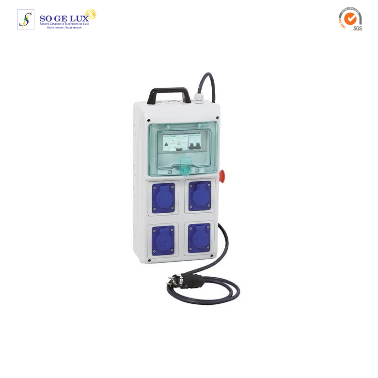 SCHNEIDER Mureva coffret de chantier monophasé IP44 4 prises 16A 2P+T avec cordon - PFR10102