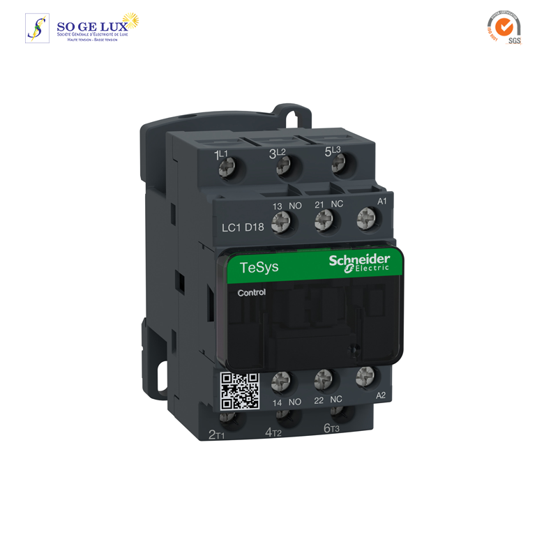 CONTACTEUR 3P  18A 230V AC - SCHLC1D18P7