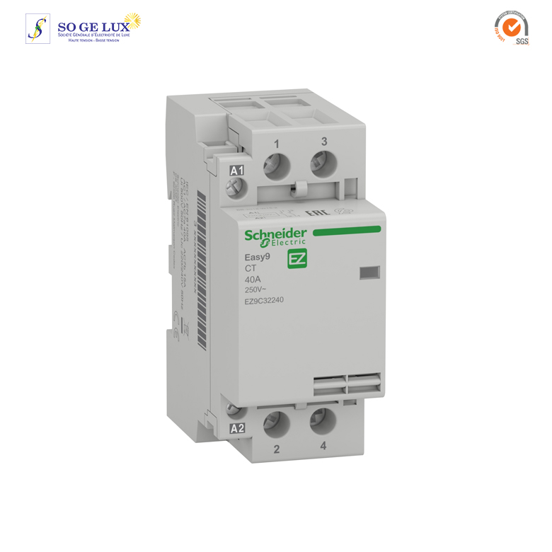 CONTACTEUR CT, 2P, 40 A, 2 NO, 230 V, 50 Hz - EZ9C32240