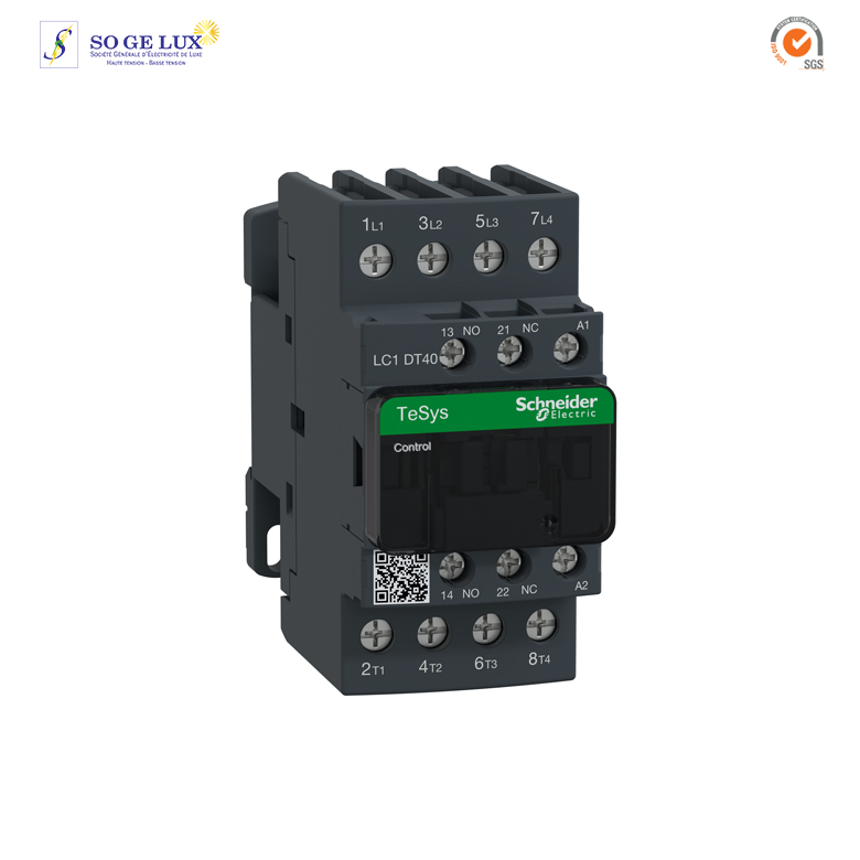 CONTACTEUR TESYS TETRAPOLAIRE AC1 230V 40A B - SCHLC1DT40P7
