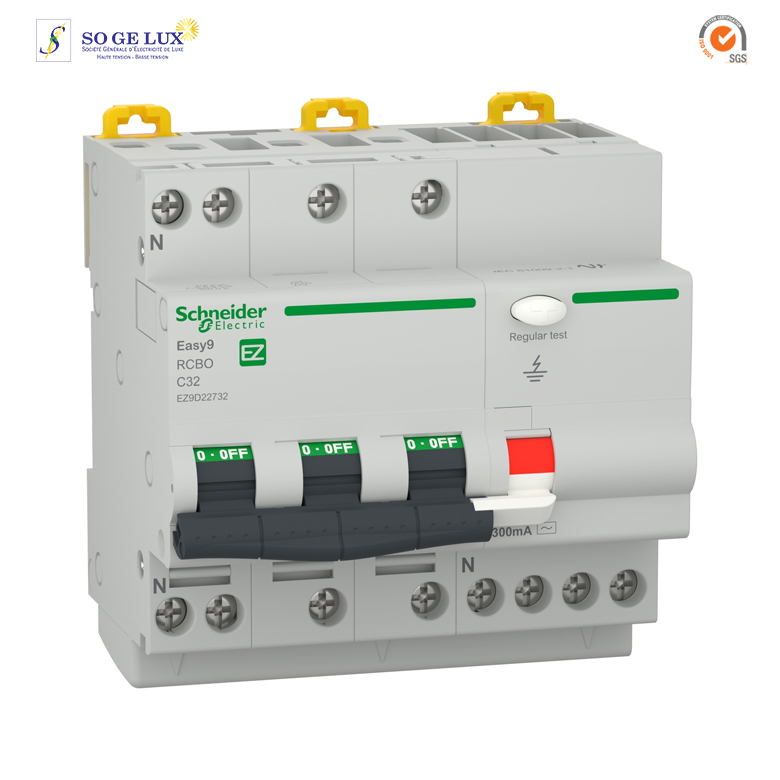 DISJONCT. DIFF. EASY9 3P+N-C32A-4500A-AC-300mA-SCHEZ9D22732