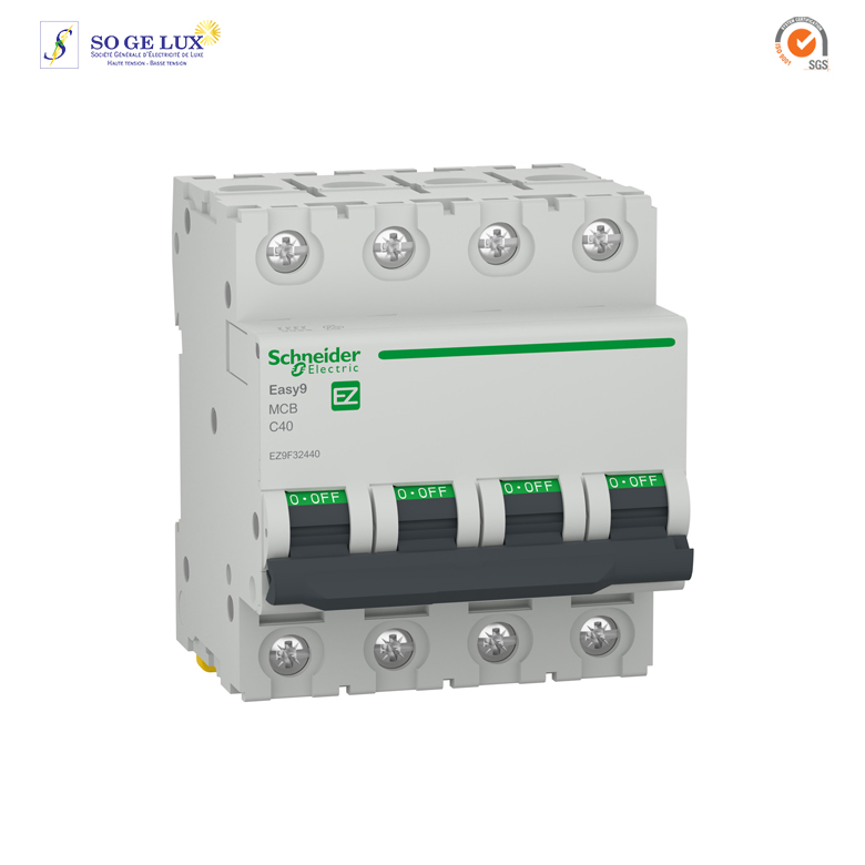 DISJONCTEUR - EASY9- 4P - C40A - 4500A - SCHEZ9F32440