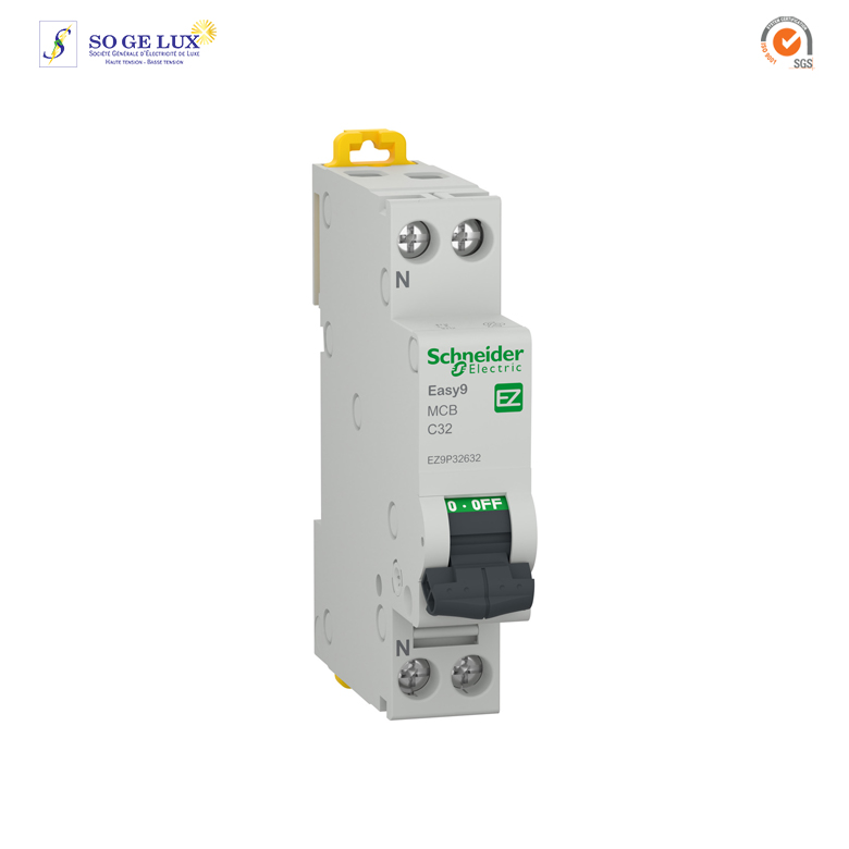 DPN 1P+N 4500 C Curve 32A - EZ9P32632