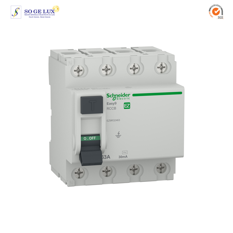 INTER DIFFER. EASY9 - 4P AC-type 30 mA 63A - SCHEZ9R32463