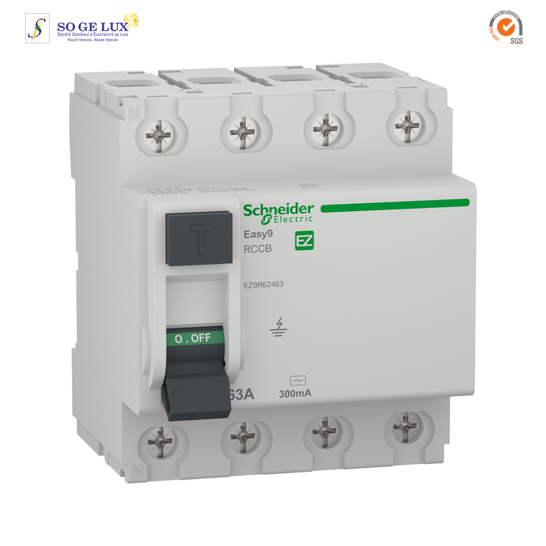 INTER DIFFER. EASY9-4P-AC-type-300mA-63A-SCHEZ9R62463
