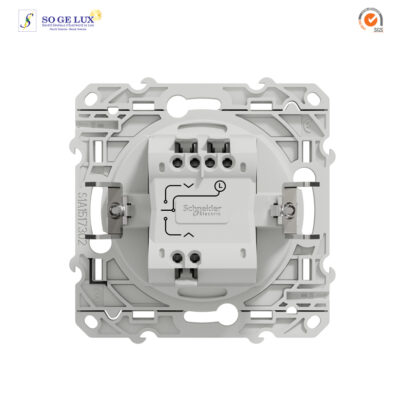 Interrupteurs volets roulants 3 positions  BLANC VIS-S520208