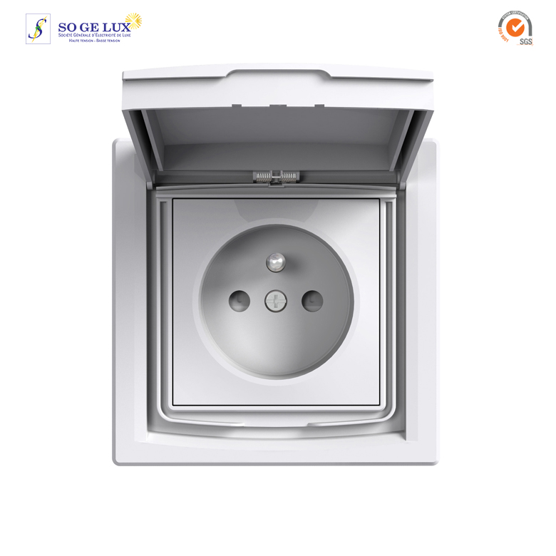 PRISE ENCASTREE ETANCHE -2P+T-16A-BLANC-SCHEPH2800321