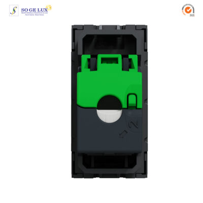 Prise RJ45 simple – cat 6 FTP – 1 mod – Anthracite – méca seul-NU344754