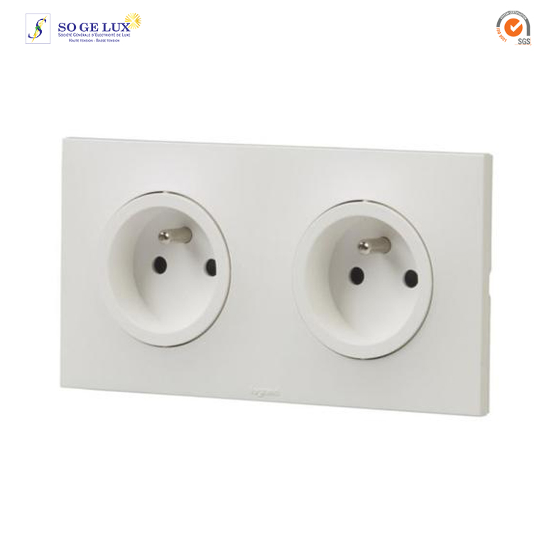 2X 2P+T F/B 2P BLANC - UB3123WH – Image 2