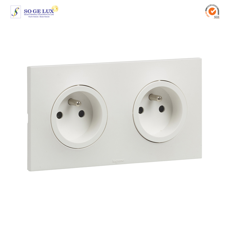 2X 2P+T F/B 2P BLANC - UB3123WH